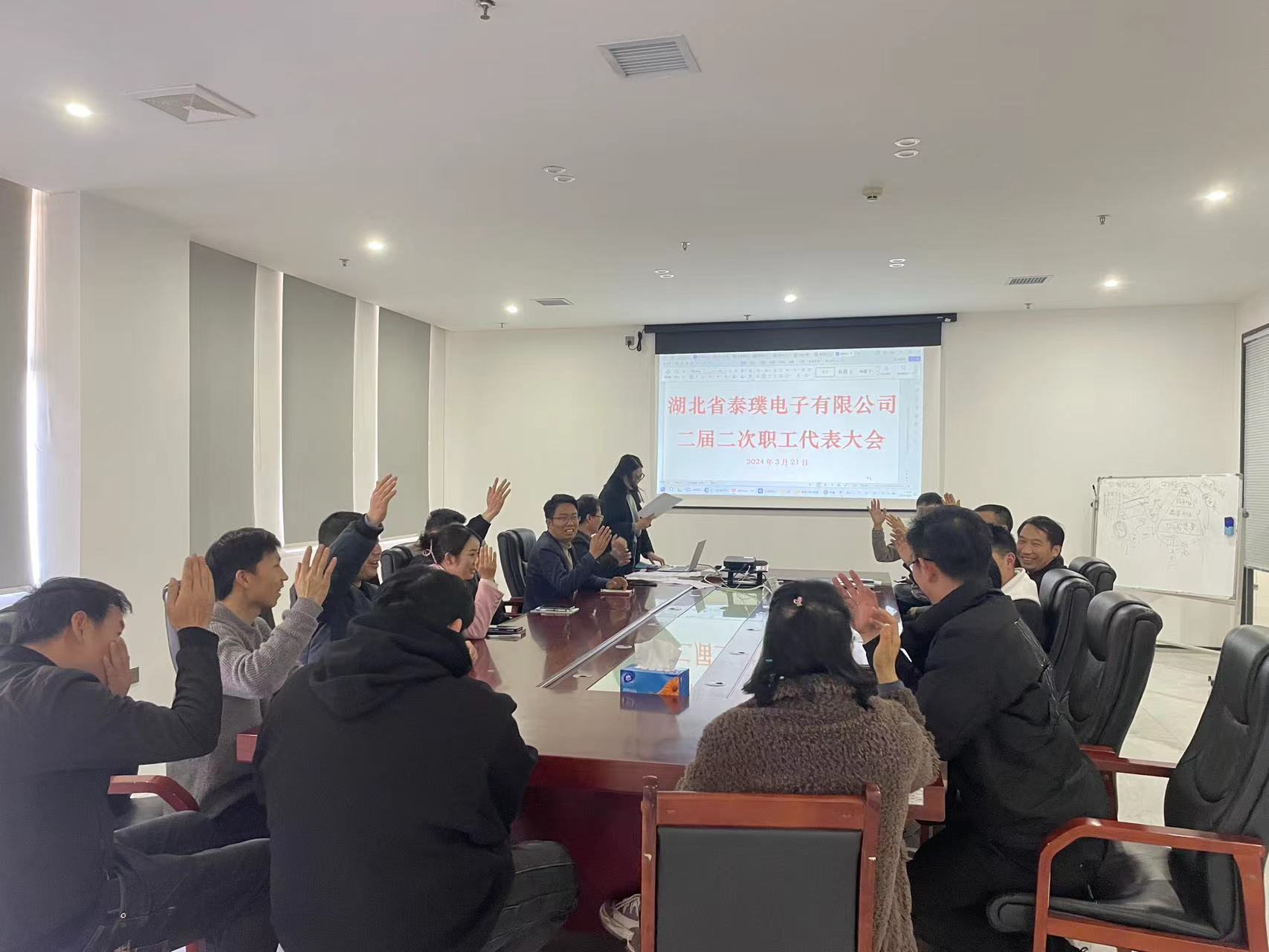 泰璞电子公司组织召开二届二次职代会