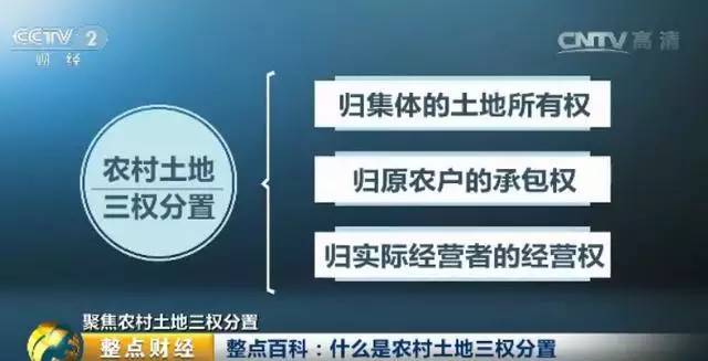 所谓农村土地三权分置,就是土地的所有权归集体,农民拥有土地的承包权,可以自主经营种植不违反国家政策的作物。随着进城务工的农民把承包土地出租、转让给其他人,受让人不拥有承包权,而是一种经营权。